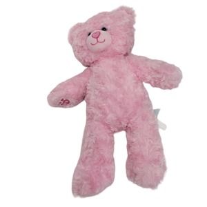 Build A Bear Workshop Cuddles Pink Teddy Bear Plush Stuffed Animal